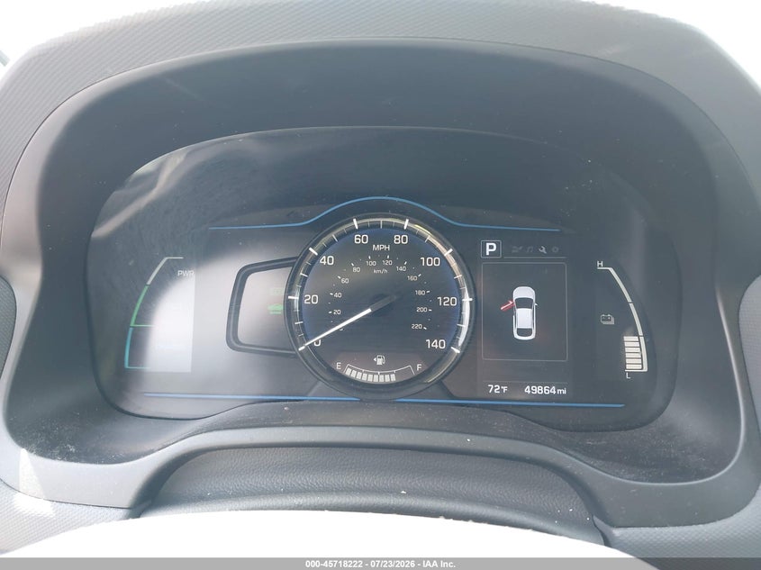 2018 Hyundai Ioniq hybrid VIN KMHC65LC2JU076274 IAAI salvage auction — NORMAL WEAR, Sf97 (New York), sold $7,225 on 2026-08-20 (photo 7)