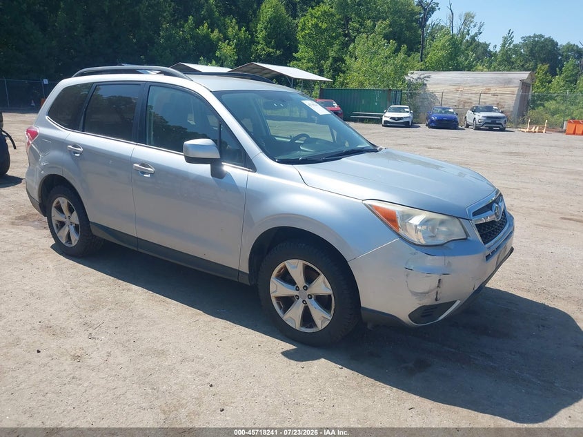 2014 Subaru Forester VIN JF2SJACC0EG427275 IAAI salvage auction — NORMAL WEAR, Clear-Dealer Only (Maryland), sold $25 on 2026-07-28 (photo 1)