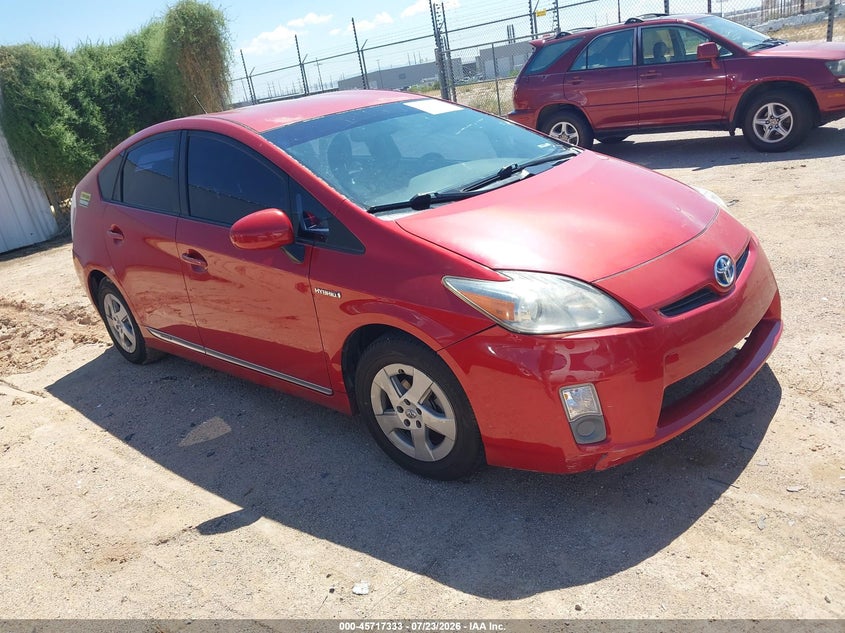 2011 Toyota Prius VIN JTDKN3DU6B0307040 IAAI salvage auction — NORMAL WEAR, Clear-Dealer Only (Arizona), sold $25 on 2026-07-30 (photo 1)