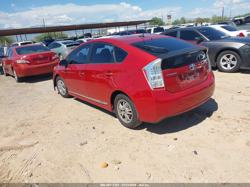 2011 Toyota Prius VIN JTDKN3DU6B0307040 IAAI salvage auction — NORMAL WEAR, Clear-Dealer Only (Arizona), sold $25 on 2026-07-30 (photo 3)