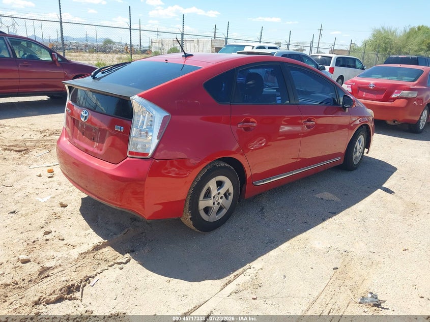 2011 Toyota Prius VIN JTDKN3DU6B0307040 IAAI salvage auction — NORMAL WEAR, Clear-Dealer Only (Arizona), sold $25 on 2026-07-30 (photo 4)