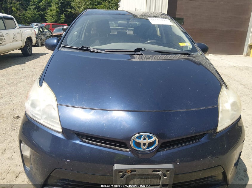 2013 Toyota Prius VIN JTDKN3DU2D0352317 IAAI salvage auction — NORMAL WEAR, Original (Vermont), sold $425 on 2026-07-30 (photo 6)