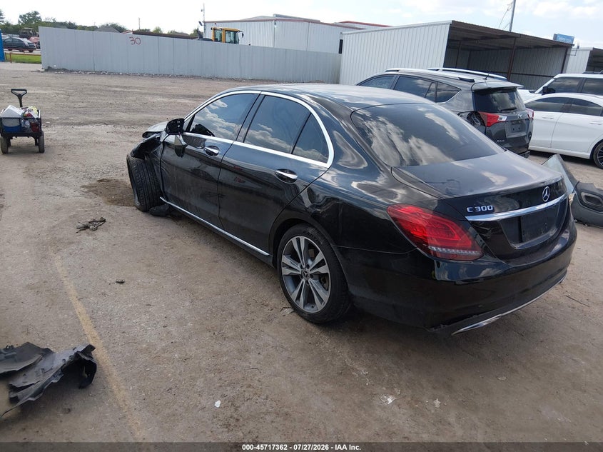 2020 Mercedes-benz C-klasse VIN WDDWF8DB8LR545503 IAAI salvage auction — FRONT END, Wait Title, sold $5,000 on 2026-09-09 (photo 3)