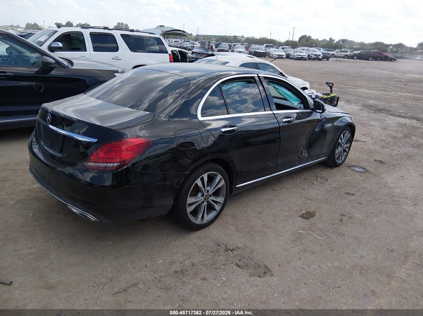 2020 Mercedes-benz C-klasse VIN WDDWF8DB8LR545503 IAAI salvage auction — FRONT END, Wait Title, sold $5,000 on 2026-09-09 (photo 4)