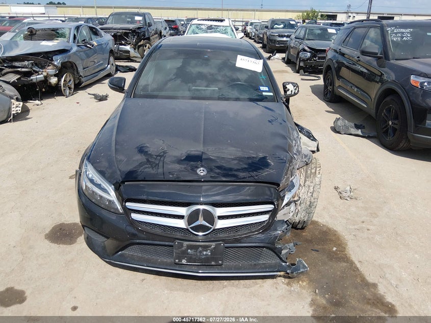 2020 Mercedes-benz C-klasse VIN WDDWF8DB8LR545503 IAAI salvage auction — FRONT END, Wait Title, sold $5,000 on 2026-09-09 (photo 6)