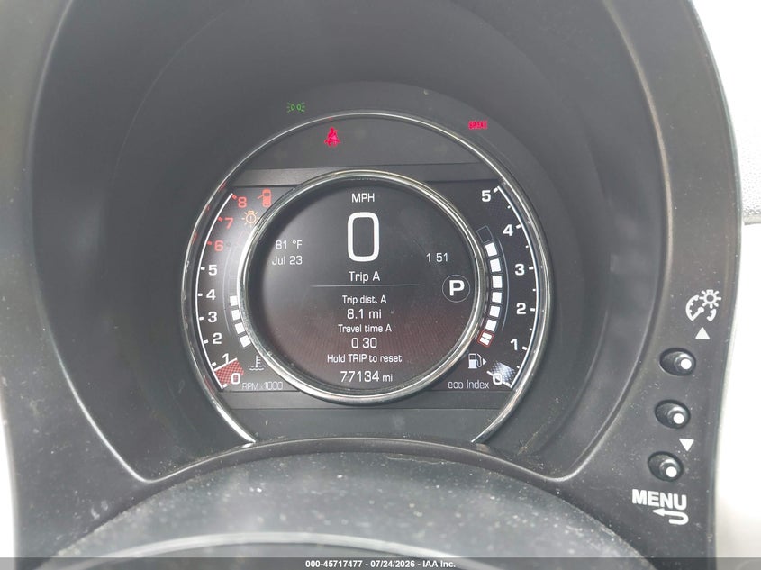 2015 Fiat 500 VIN 3C3CFFBR9FT601840 IAAI salvage auction — FRONT & REAR, Salvage Title, sold $500 on 2026-09-09 (photo 7)