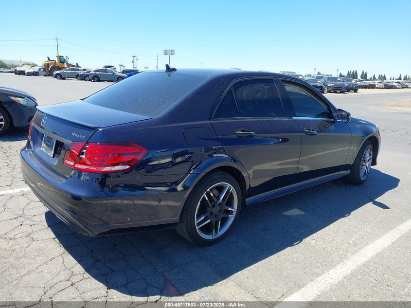 2014 Mercedes-benz E-klasse VIN WDDHF9BBXEB026269 IAAI salvage auction — LEFT REAR, Salvage Title, sold $4,250 on 2026-08-05 (photo 4)