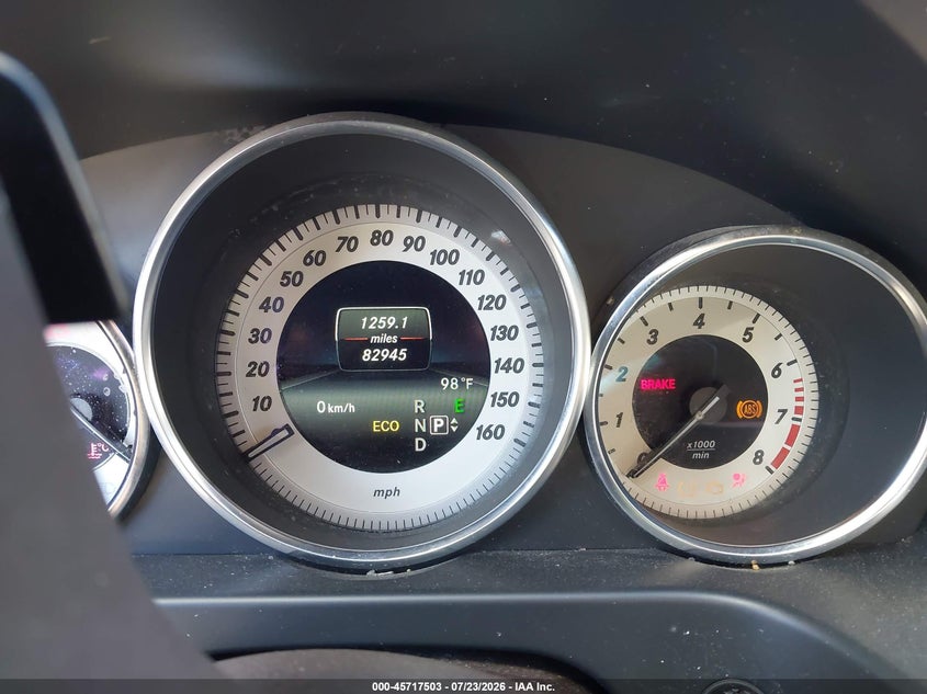 2014 Mercedes-benz E-klasse VIN WDDHF9BBXEB026269 IAAI salvage auction — LEFT REAR, Salvage Title, sold $4,250 on 2026-08-05 (photo 7)