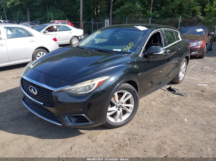 2017 Infiniti Qx30 VIN SJKCH5CP7HA017361 IAAI salvage auction — NORMAL WEAR, Clear (Virginia), sold $25 on 2026-07-29 (photo 2)