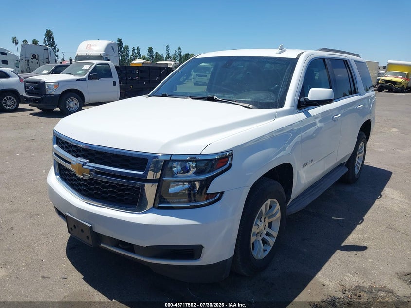 2017 Chevrolet Tahoe VIN 1GNSKAEC8HR296931 IAAI salvage auction — FRONT END, SF97 (California), sold $18,500 on 2026-08-27 (photo 2)