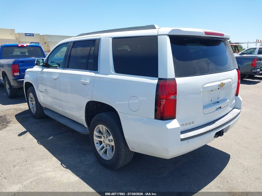 2017 Chevrolet Tahoe VIN 1GNSKAEC8HR296931 IAAI salvage auction — FRONT END, SF97 (California), sold $18,500 on 2026-08-27 (photo 3)