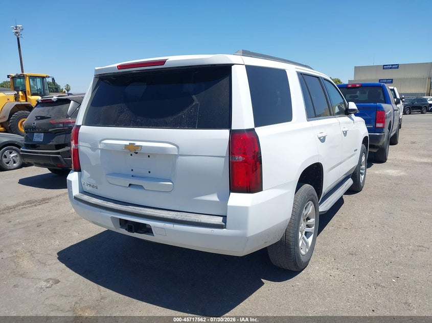 2017 Chevrolet Tahoe VIN 1GNSKAEC8HR296931 IAAI salvage auction — FRONT END, SF97 (California), sold $18,500 on 2026-08-27 (photo 4)