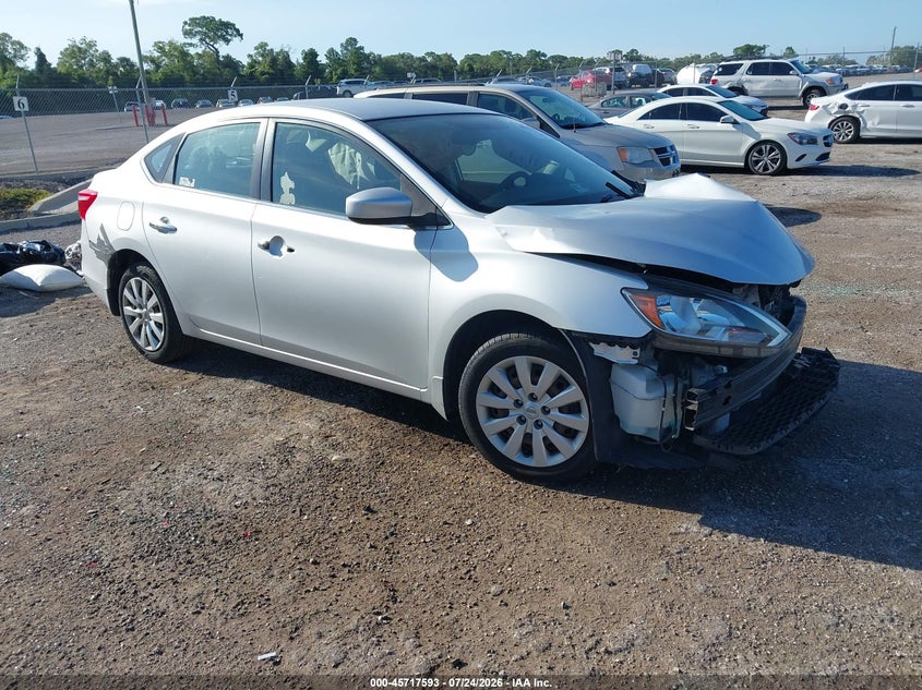 2016 Nissan Sentra VIN 3N1AB7AP7GL678778 IAAI salvage auction — FRONT END, Salvage Title, sold $600 on 2026-09-08 (photo 1)