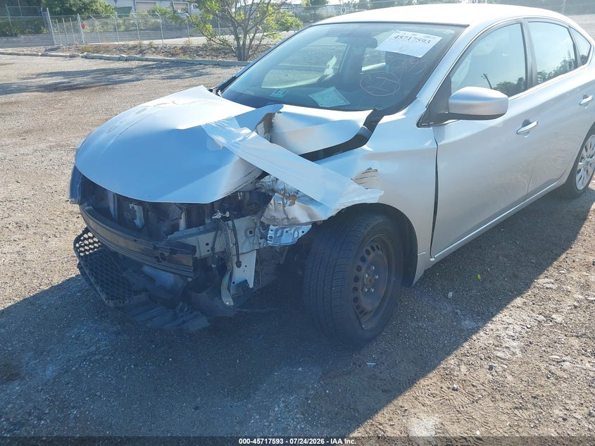 2016 Nissan Sentra VIN 3N1AB7AP7GL678778 IAAI salvage auction — FRONT END, Salvage Title, sold $600 on 2026-09-08 (photo 6)