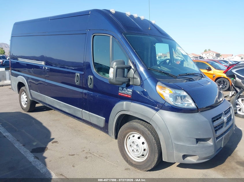 2018 Ram Promaster city VIN 3C6TRVDG2JE135293 IAAI salvage auction — REAR END, Salvage Title, sold $6,300 on 2026-08-03 (photo 1)