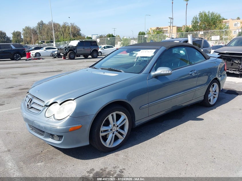 2006 Mercedes-benz Clk-class VIN WDBTK56G06T064411 IAAI salvage auction — LEFT REAR, Salvage (California), sold $500 on 2026-08-20 (photo 2)