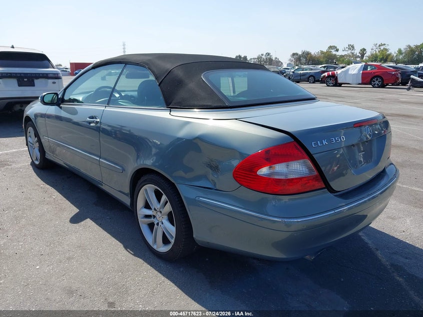 2006 Mercedes-benz Clk-class VIN WDBTK56G06T064411 IAAI salvage auction — LEFT REAR, Salvage (California), sold $500 on 2026-08-20 (photo 3)