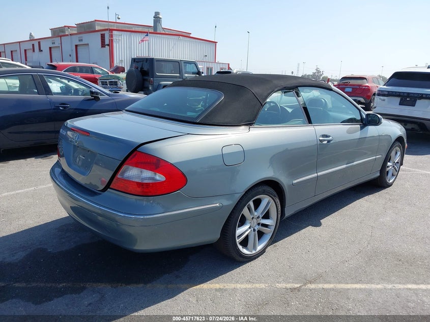2006 Mercedes-benz Clk-class VIN WDBTK56G06T064411 IAAI salvage auction — LEFT REAR, Salvage (California), sold $500 on 2026-08-20 (photo 4)