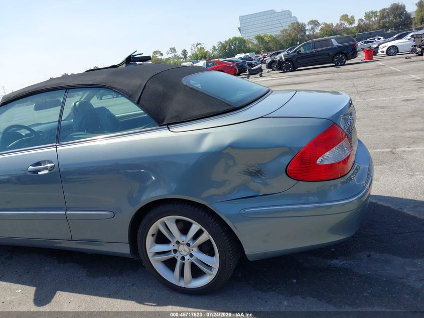2006 Mercedes-benz Clk-class VIN WDBTK56G06T064411 IAAI salvage auction — LEFT REAR, Salvage (California), sold $500 on 2026-08-20 (photo 6)