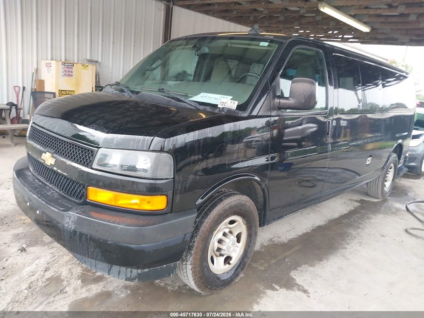 2019 Chevrolet Express 3500 VIN 1GAZGNFG1K1329736 IAAI salvage auction — NORMAL WEAR, SF97 (District of Columbia), sold $12,000 on 2026-09-09 (photo 2)