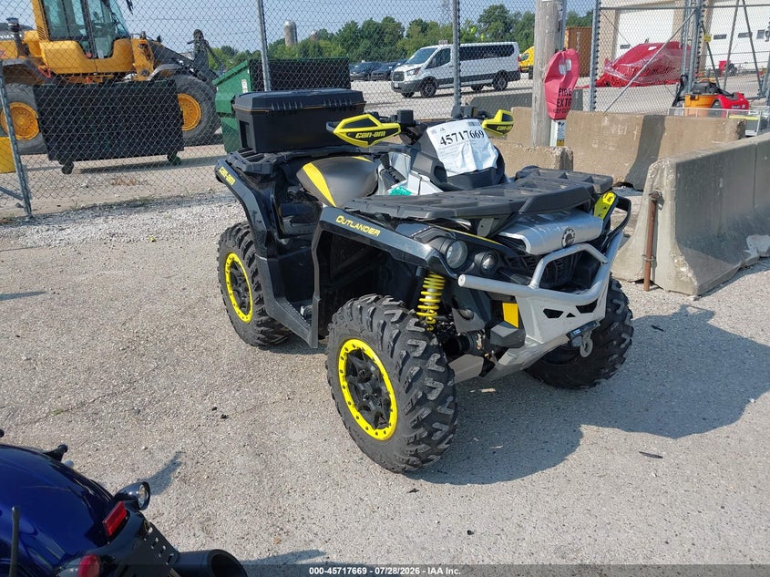 2018 Can-am/ brp Outlander VIN 3JBLXAX42JJ000124 IAAI salvage auction — FRONT END, Salvage Title, sold $3,550 on 2026-08-23 (photo 1)