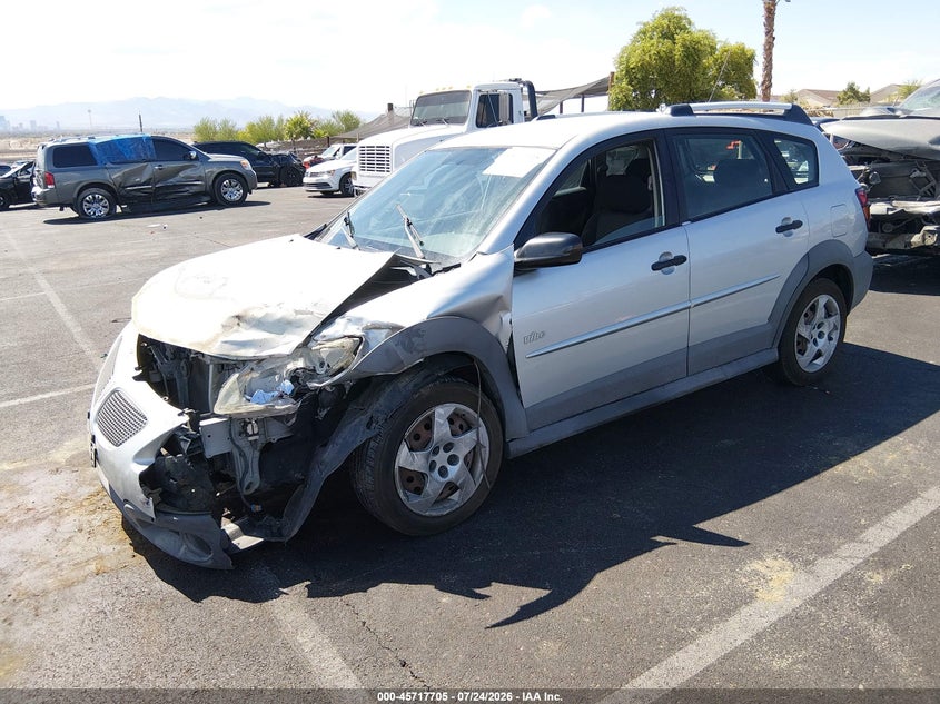 2008 Pontiac Vibe VIN 5Y2SL65808Z404585 IAAI salvage auction — FRONT END, Salvage (Nevada), sold $325 on 2026-08-17 (photo 2)