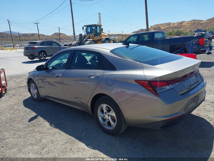 2023 Hyundai Elantra VIN KMHLL4AG5PU579749 IAAI salvage auction — LEFT FRONT, SF97 (California), sold $8,500 on 2026-08-25 (photo 3)
