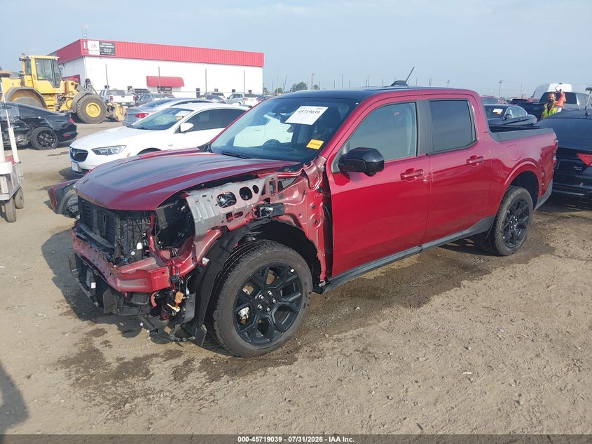 2025 Ford Maverick VIN 3FTTW8S34SRB28505 IAAI salvage auction — FRONT END, Wait Title, sold $9,900 on 2026-08-29 (photo 2)