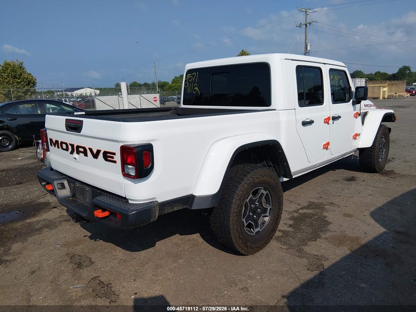 2023 Jeep Gladiator VIN 1C6JJTEG9PL543825 IAAI salvage auction — FRONT END, Salvage (Virginia), sold $12,000 on 2026-08-31 (photo 4)