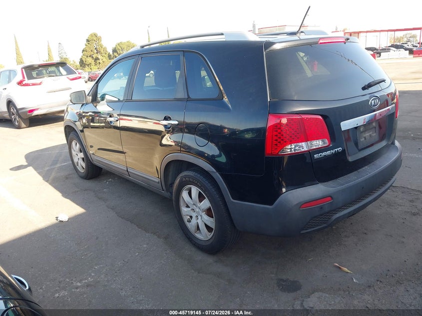 2011 Kia Sorento VIN 5XYKTCA10BG179713 IAAI salvage auction — NORMAL WEAR, Clear - Dealer Only (California), sold $1,000 on 2026-07-30 (photo 3)