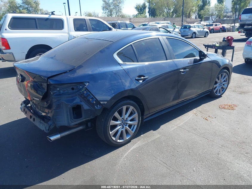 2021 Mazda 3 VIN JM1BPABL3M1302268 IAAI salvage auction — REAR END, Salvage Certificate (California), sold $5,500 on 2026-08-02 (photo 4)