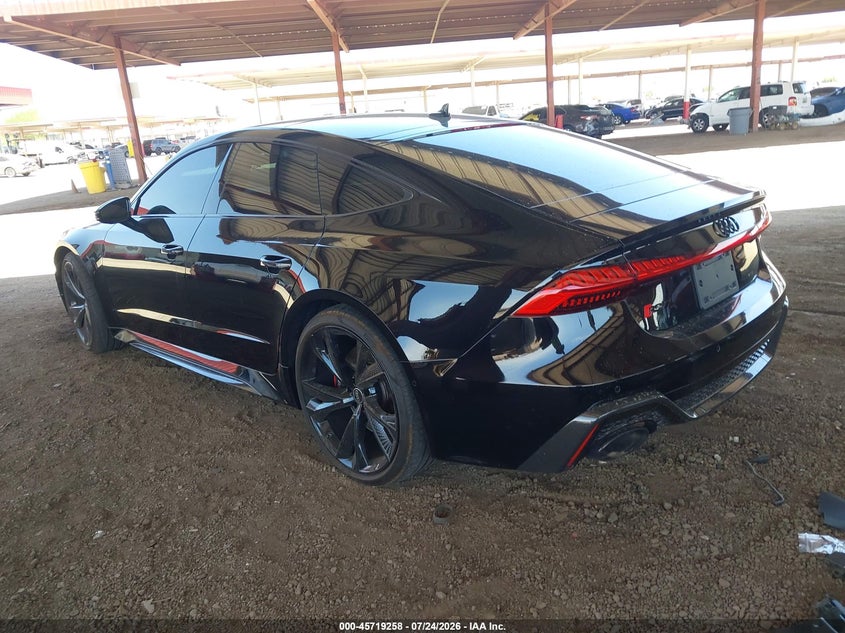 2021 Audi Rs7 VIN WUAPCBF26MN903517 IAAI salvage auction — RIGHT FRONT, Salvage Title, sold $48,500 on 2026-08-31 (photo 3)