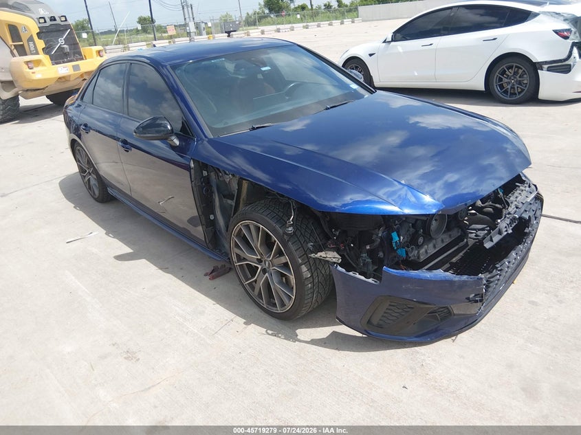 2020 Audi S4 VIN WAUB4AF47LA063136 IAAI salvage auction — FRONT END, Salvage Title, sold $9,500 on 2026-08-28 (photo 1)