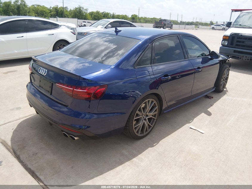 2020 Audi S4 VIN WAUB4AF47LA063136 IAAI salvage auction — FRONT END, Salvage Title, sold $9,500 on 2026-08-28 (photo 4)