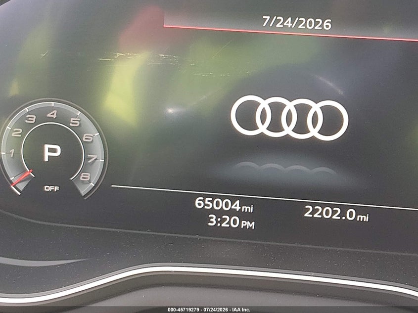 2020 Audi S4 VIN WAUB4AF47LA063136 IAAI salvage auction — FRONT END, Salvage Title, sold $9,500 on 2026-08-28 (photo 7)