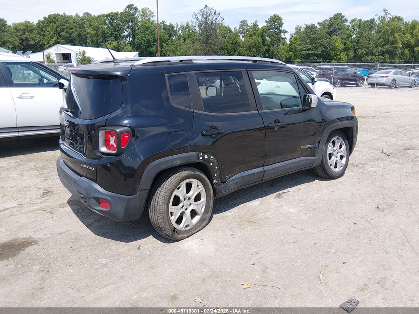 2015 Jeep Renegade VIN ZACCJADT7FPB93898 IAAI salvage auction — RIGHT SIDE, Wait Title, sold $1,100 on 2026-08-12 (photo 4)