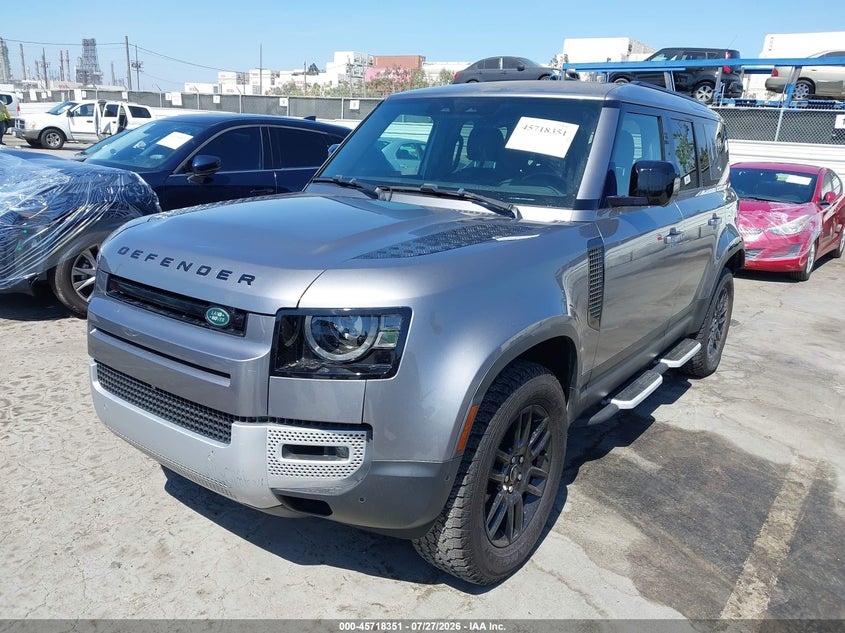 2022 Land rover Defender VIN SALEJ7RX1N2079355 IAAI salvage auction — REAR END, Wait Title, sold $26,600 on 2026-09-02 (photo 2)