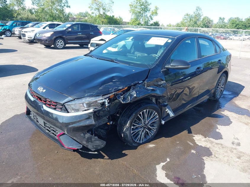 2024 Kia Forte VIN 3KPF54AD6RE808989 IAAI salvage auction — Left Front, Salvage, sold $5,400 on 2026-09-22 (photo 2)