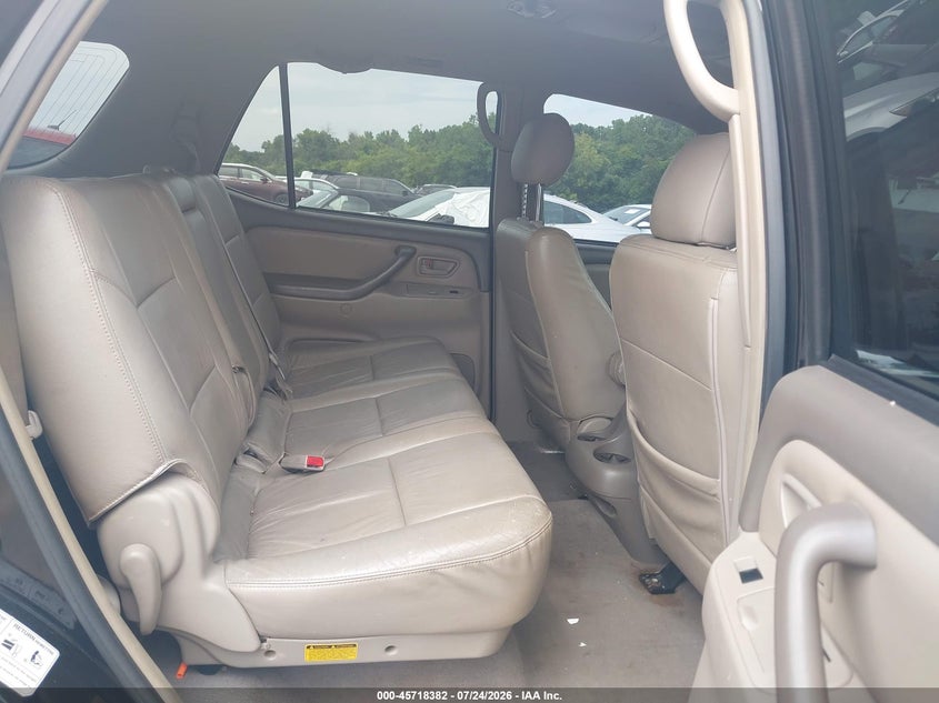 2005 Toyota Sequoia VIN 5TDZT34A25S252937 IAAI salvage auction — NORMAL WEAR, Clear (Tennessee), sold $650 on 2026-07-31 (photo 8)
