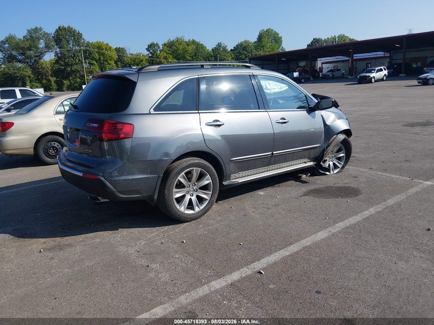 2012 Acura Mdx VIN 2HNYD2H61CH547669 IAAI salvage auction — FRONT END, Salvage (Tennessee), sold $150 on 2026-09-08 (photo 4)