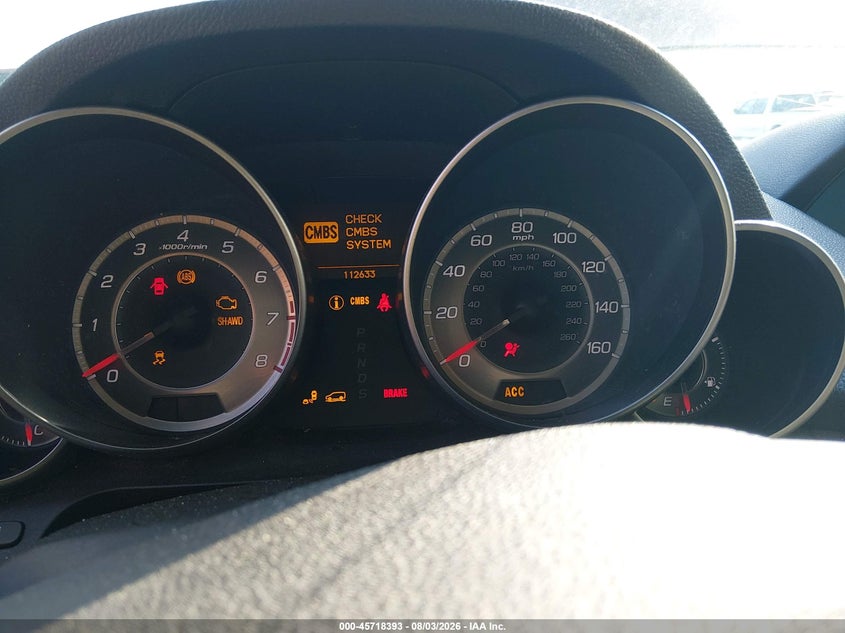 2012 Acura Mdx VIN 2HNYD2H61CH547669 IAAI salvage auction — FRONT END, Salvage (Tennessee), sold $150 on 2026-09-08 (photo 7)