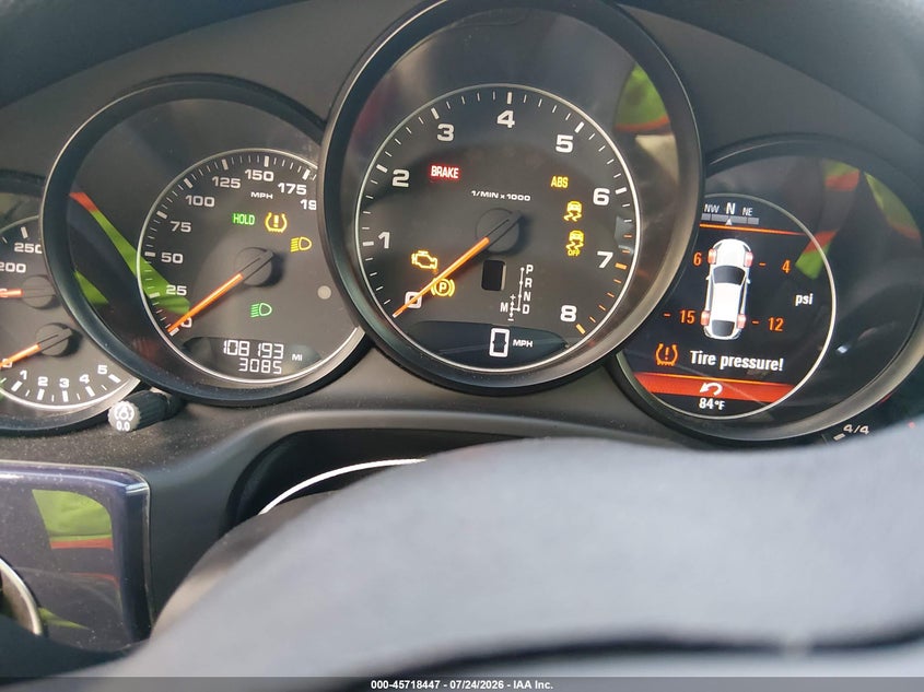 2014 Porsche Panamera VIN WP0AA2A74EL013929 IAAI salvage auction — WATER/FLOOD, Wait Title, sold $3,400 on 2026-08-20 (photo 7)