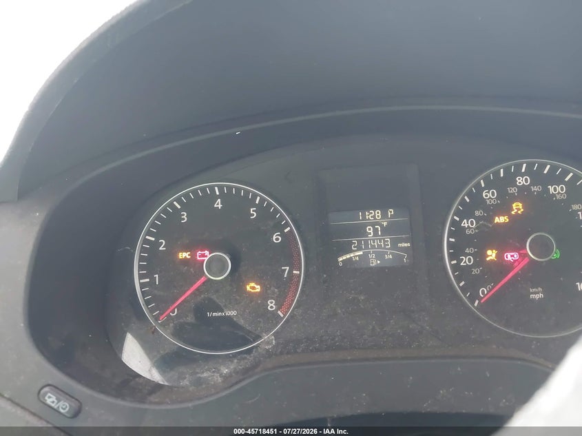 2012 Volkswagen Jetta VIN 3VWDX7AJ5CM341213 IAAI salvage auction — NORMAL WEAR, Clear (Montana), sold $325 on 2026-08-21 (photo 7)
