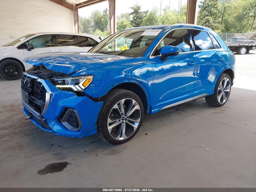 2019 Audi Q3 VIN WA1EECF3XK1074642 IAAI salvage auction — FRONT END, Salvage Title, sold $8,100 on 2026-08-19 (photo 2)