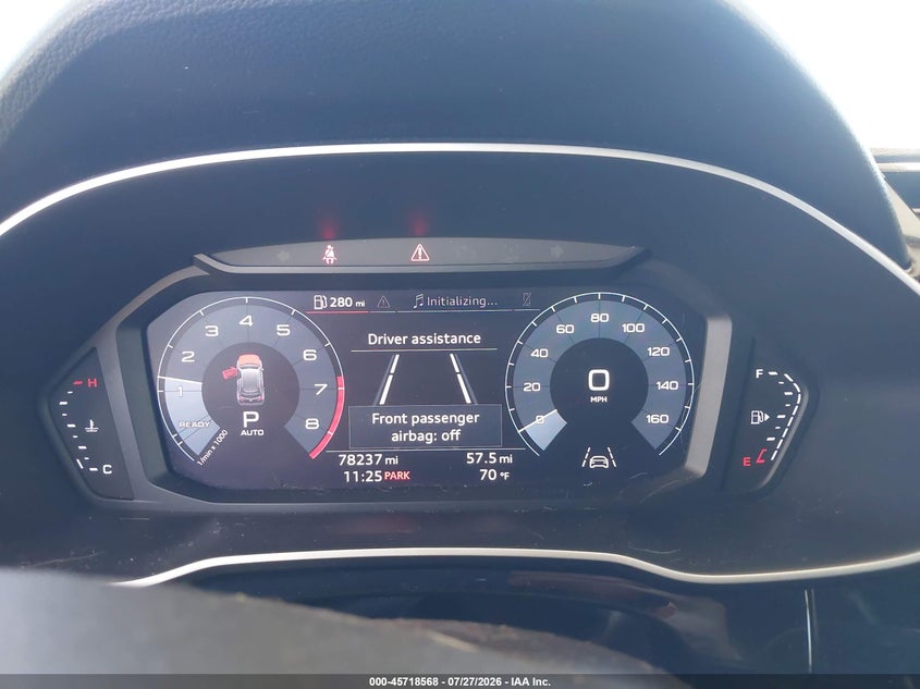 2019 Audi Q3 VIN WA1EECF3XK1074642 IAAI salvage auction — FRONT END, Salvage Title, sold $8,100 on 2026-08-19 (photo 7)