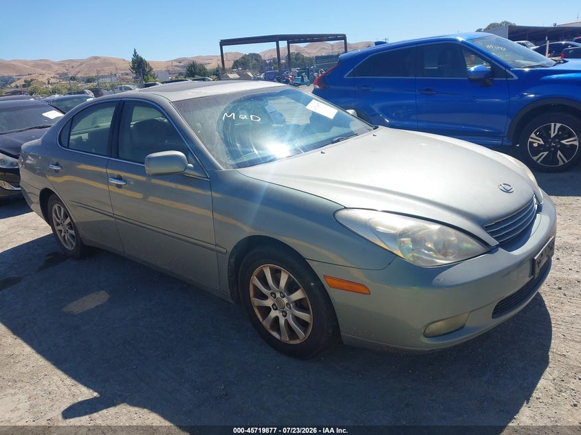 2004 Lexus ES VIN JTHBA30G245039233 IAAI salvage auction — NORMAL WEAR, Clear - Dealer Only (California), sold $500 on 2026-07-30 (photo 1)
