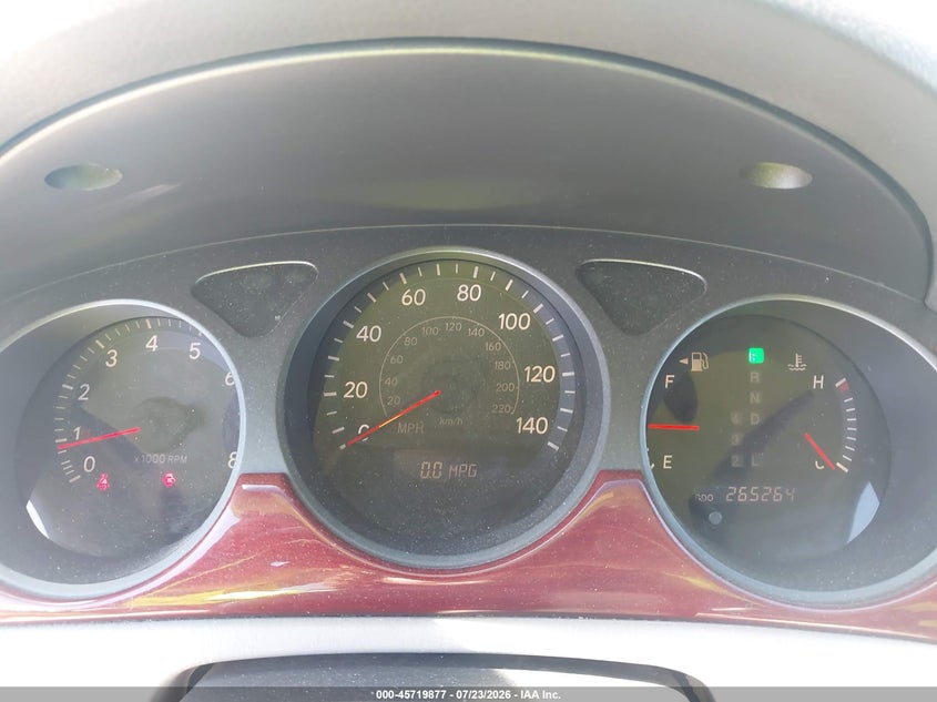 2004 Lexus ES VIN JTHBA30G245039233 IAAI salvage auction — NORMAL WEAR, Clear - Dealer Only (California), sold $500 on 2026-07-30 (photo 7)