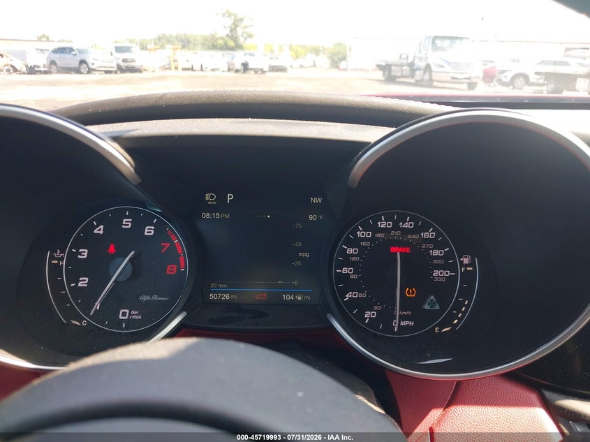 2018 Alfa romeo Giulia VIN ZARFAEAV4J7591835 IAAI salvage auction — FRONT END, Clear (New Jersey), sold $20,850 on 2026-08-03 (photo 7)