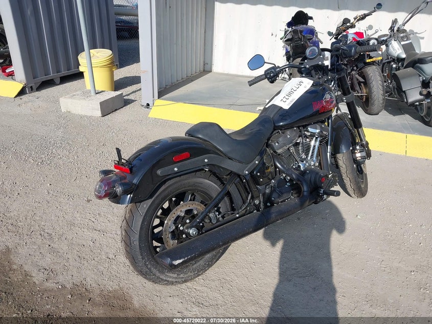 2026 Harley-davidson Low rider VIN 1HD1YWA22TB035209 IAAI salvage auction — SIDE, Wait Title, sold $7,600 on 2026-08-25 (photo 4)