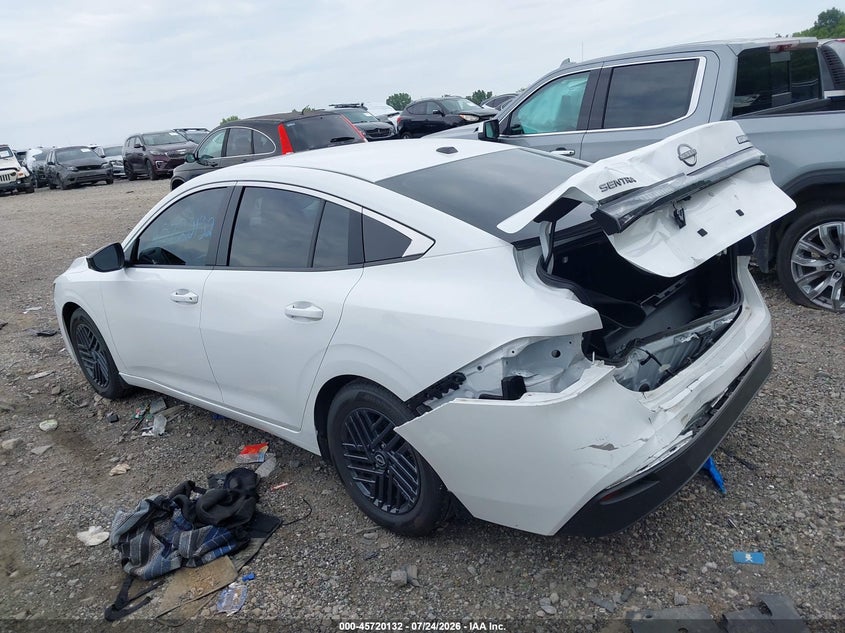 2026 Nissan Sentra VIN 3N1AB9CV6TY271541 IAAI salvage auction — REAR END, Salvage Title, sold $9,300 on 2026-08-20 (photo 3)